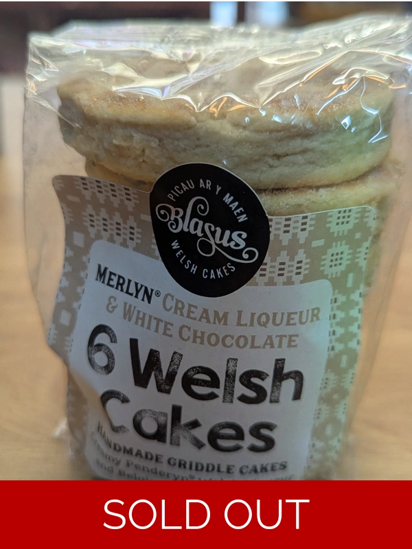 Cream Liqueur & White Chocolate Welsh Cakes